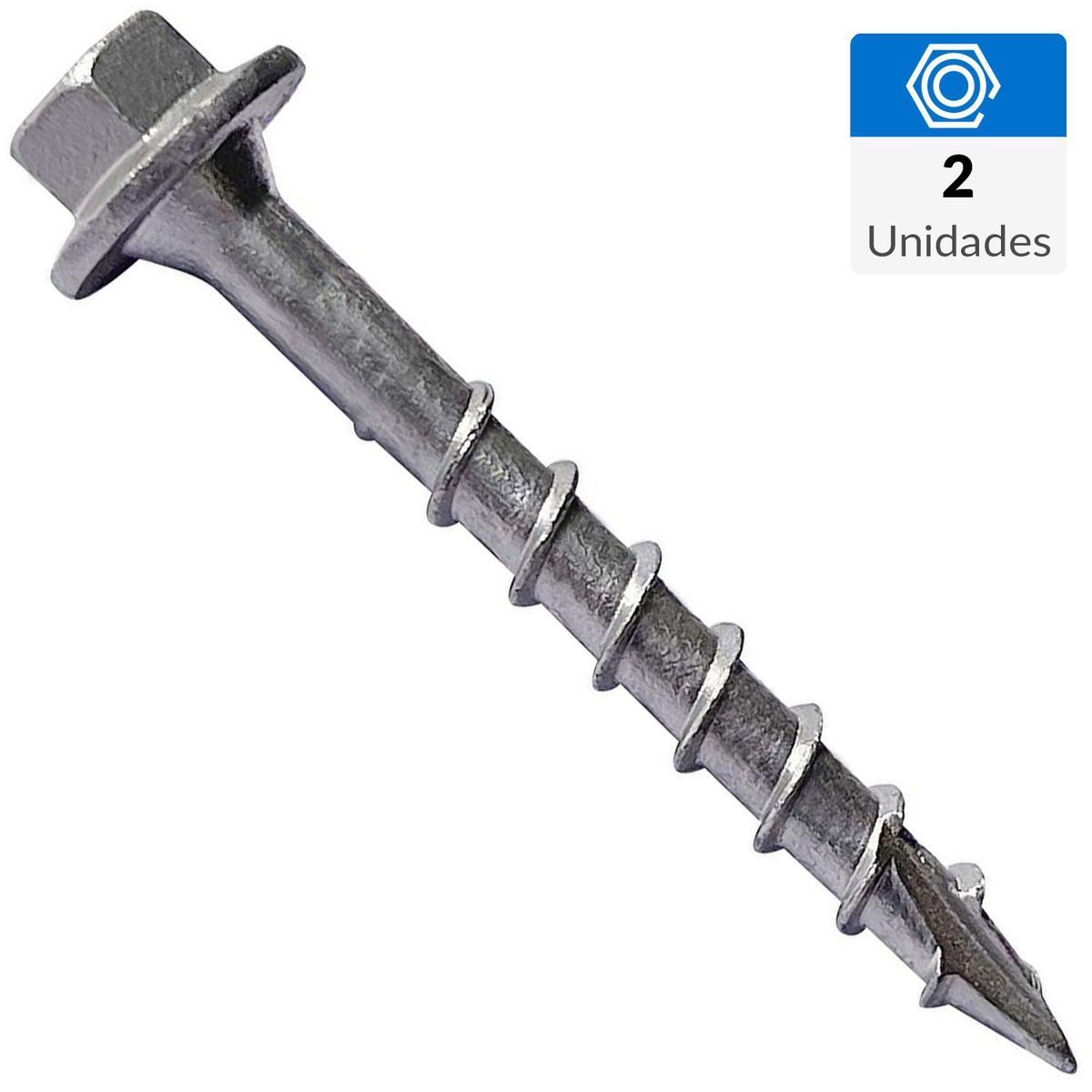 MAMUT - Tornillo Tirafondo Madera 25 mm 4 mm 2 unidad(es)