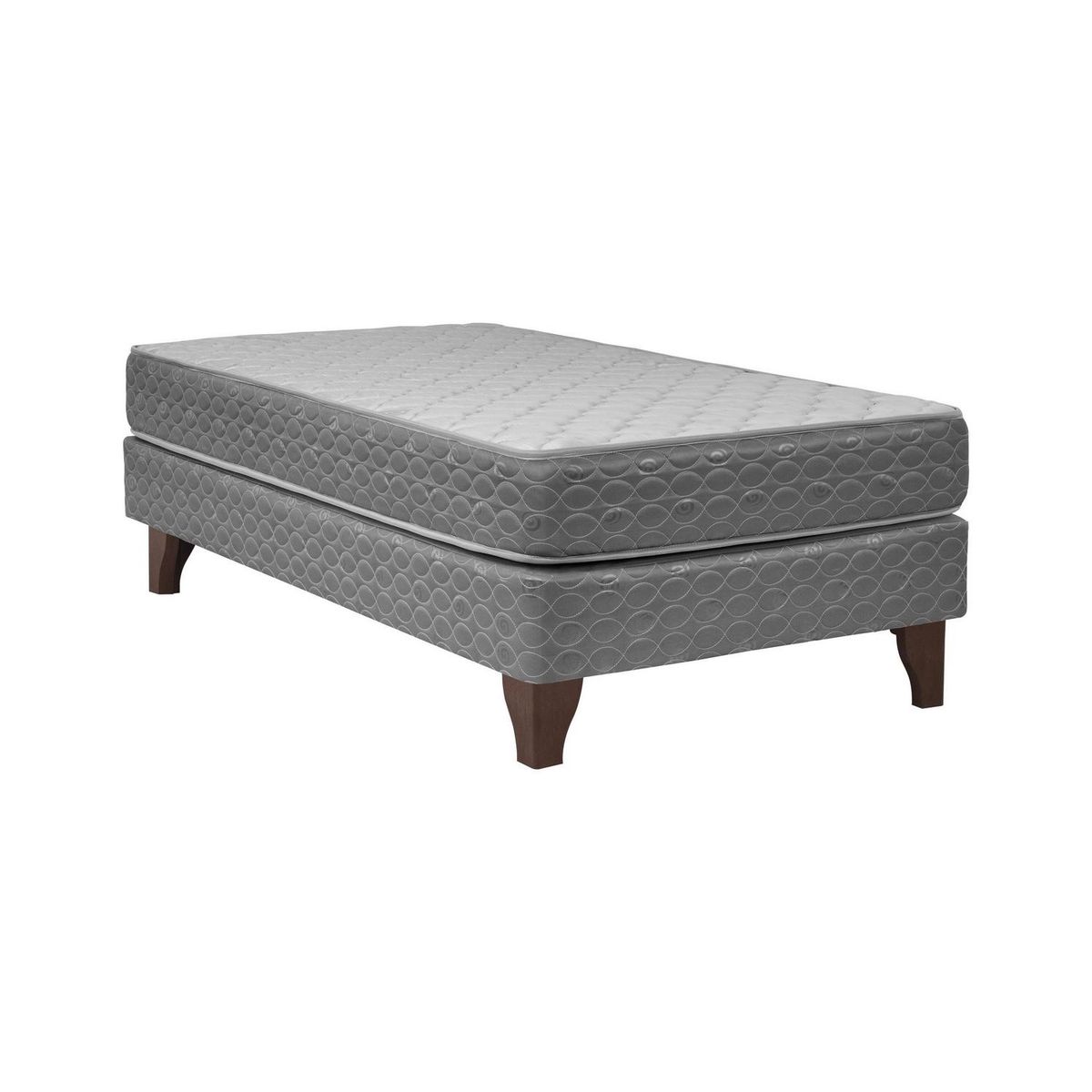 CELTA - Cama 1.5 Plazas Europea Apolo Black Gris