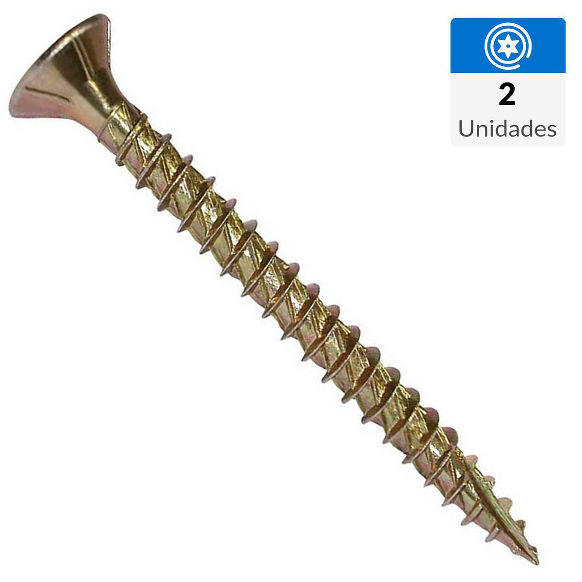 MAMUT - Tornillo Tirafondo Madera 30 mm 3.5 mm 2 unidad(es)