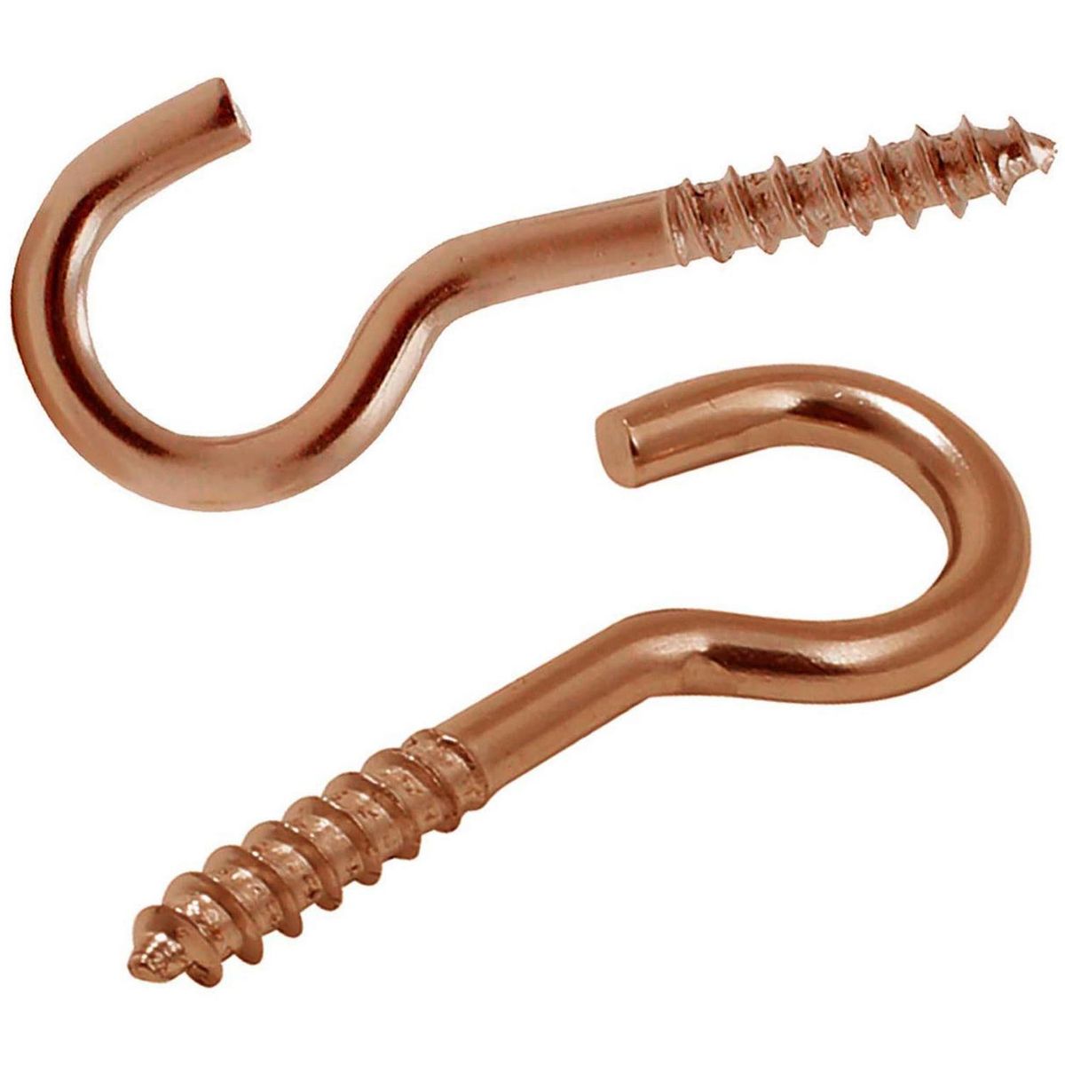 MAMUT - Cancamo abierto rosca madera N7 x 61 cobrizado 2unid