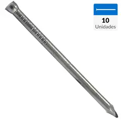 MAMUT - Clavo punta templada 1.4x1" zincado brillante 10unid