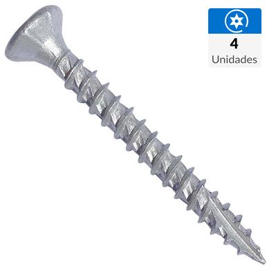 Tornillo turbo  screw .torx. #9[4.5]x40 ruspert 4unid
