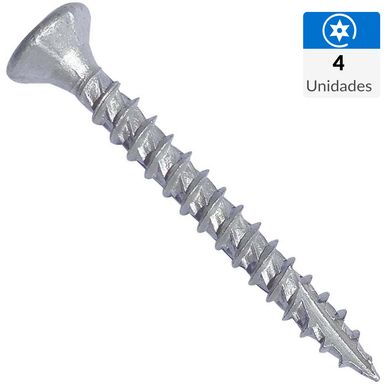 Tornillo turbo  screw .torx. #8[4.0]x70 ruspert 4unid