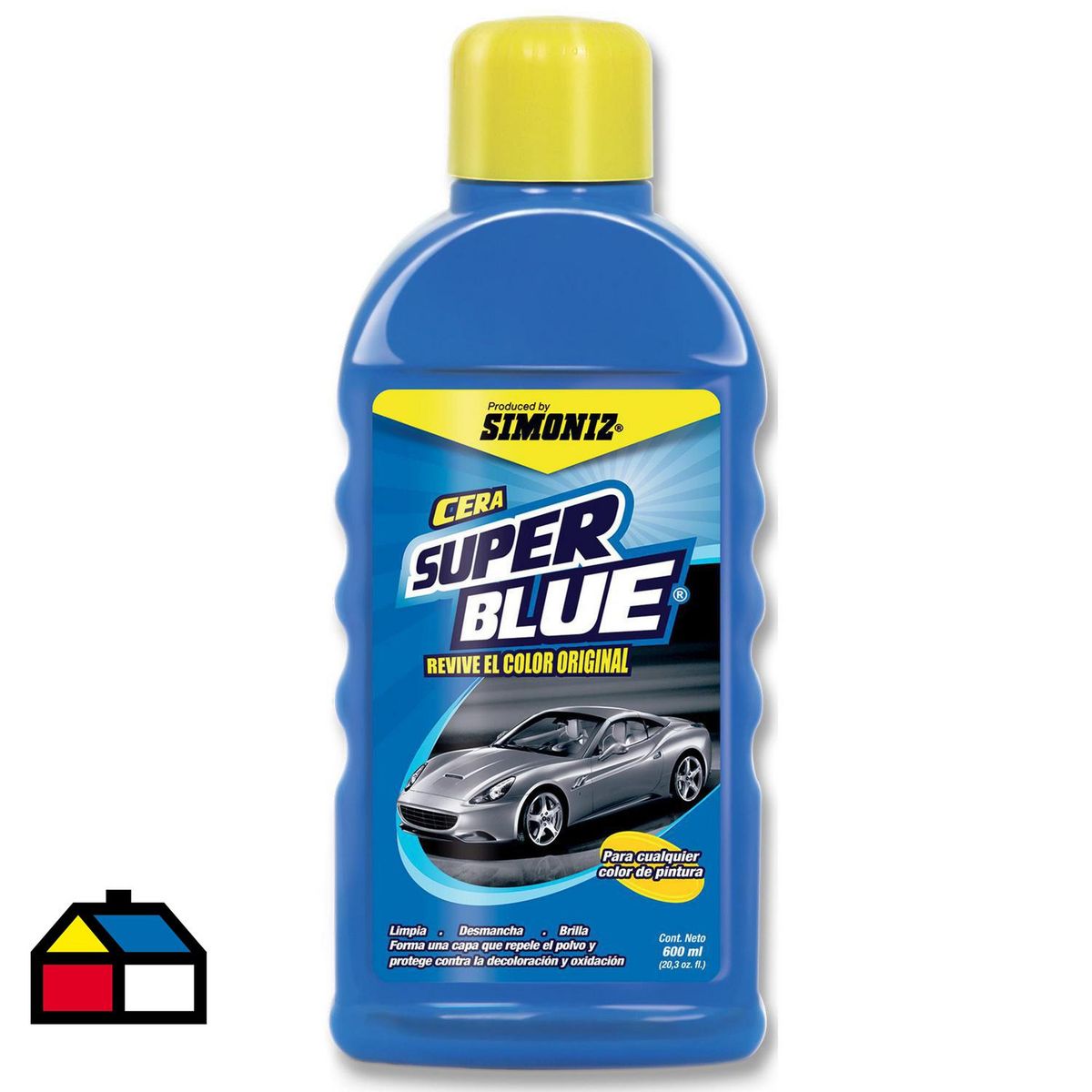 SIMONIZ - Cera Líquida Superblue Simoniz 600 ml Protección y Brillo Vehicular