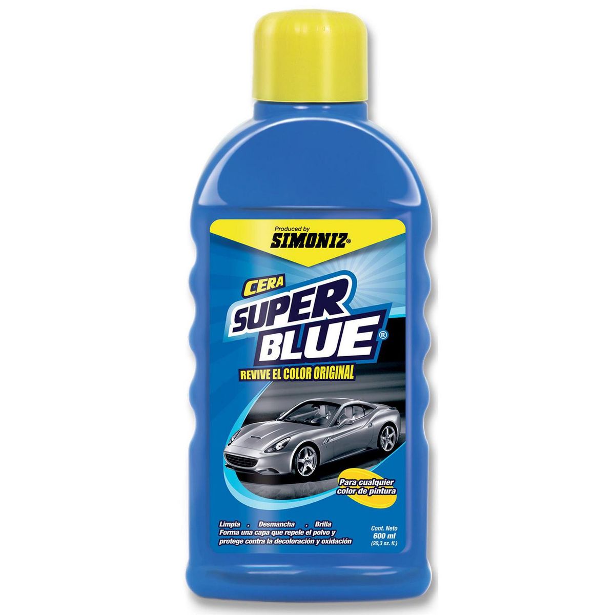 SIMONIZ - Cera Líquida Superblue Simoniz 600 ml Protección y Brillo Vehicular