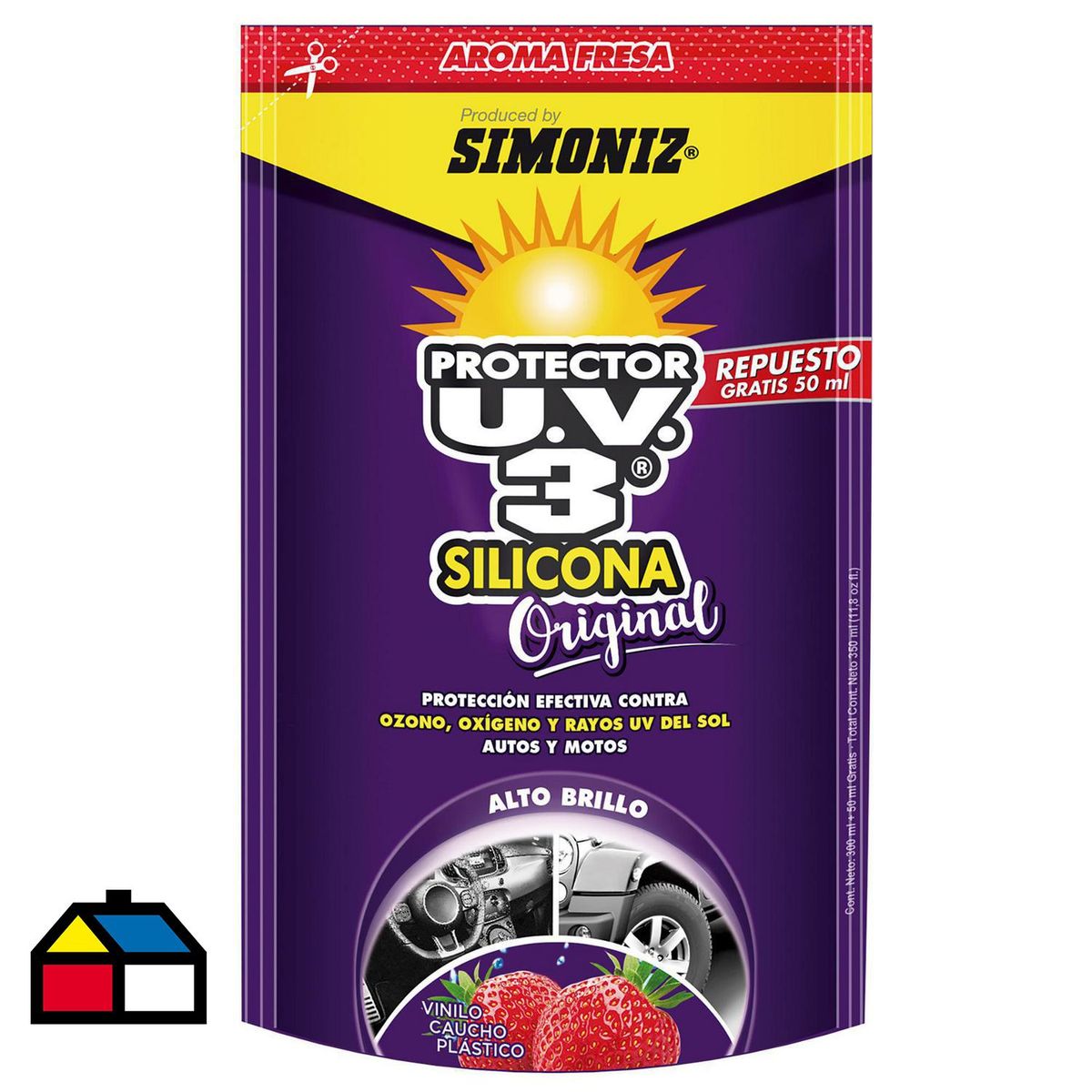 SIMONIZ - Silicona emulsión fresa doypack 300 ml