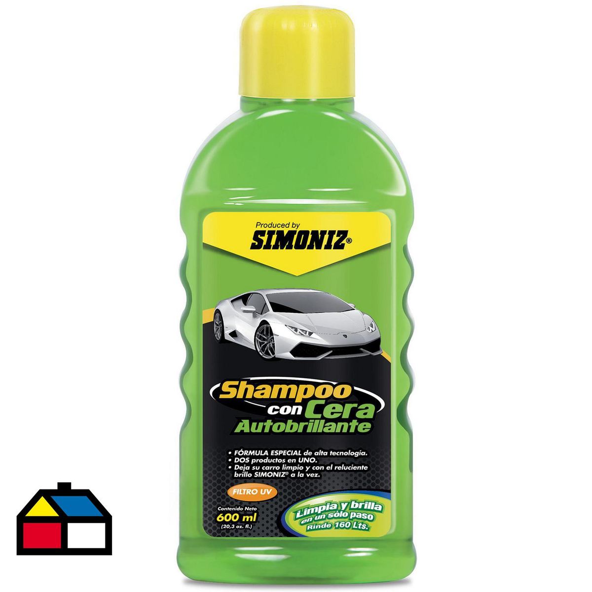 SIMONIZ - Shampoo con Cera Autobrillo Simoniz 600 ml para Auto