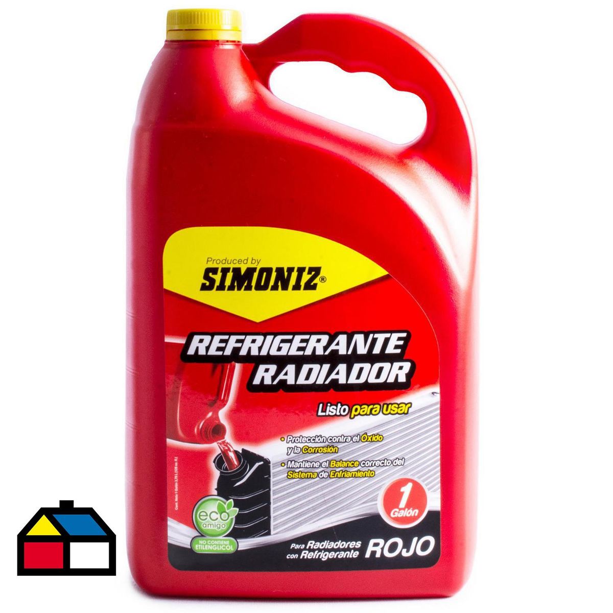 SIMONIZ - Refrigerante Radiador Simoniz Naranja 4.5 Litros Anticorrosivo