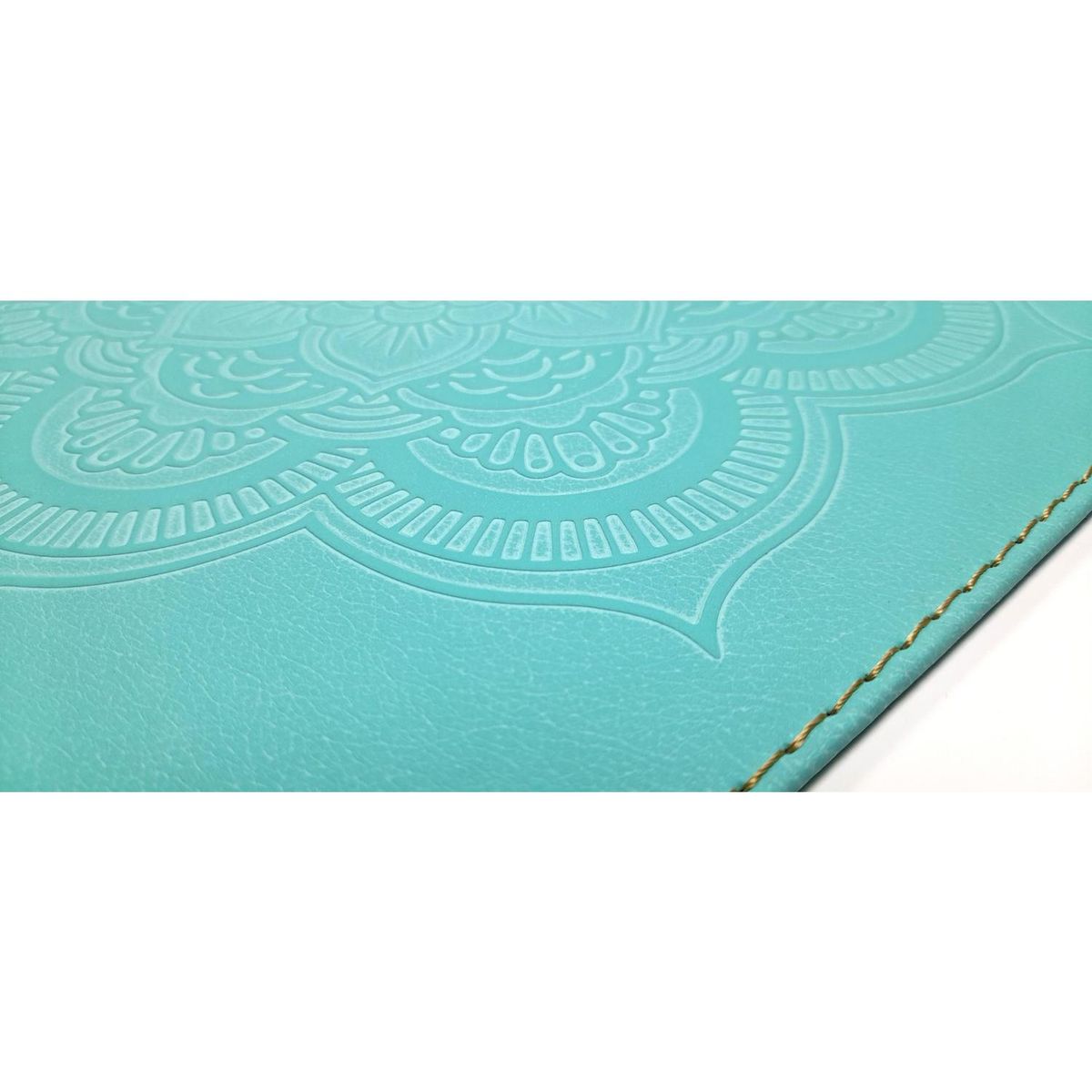 JUST HOME COLLECTION - Individual 32x42 cm ecocuero turquesa