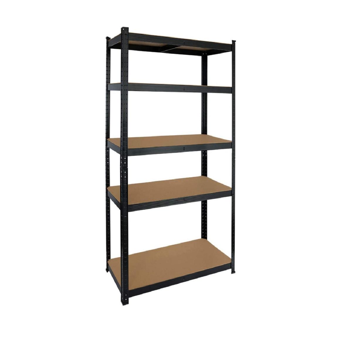 METALBREIN - Estante MDF 5 Nivel(es) 90x180x42 cm Negro