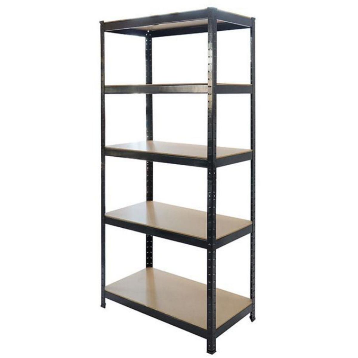 METALBREIN - Estante Acero 5 Nivel(es) 70x150x30 cm Negro