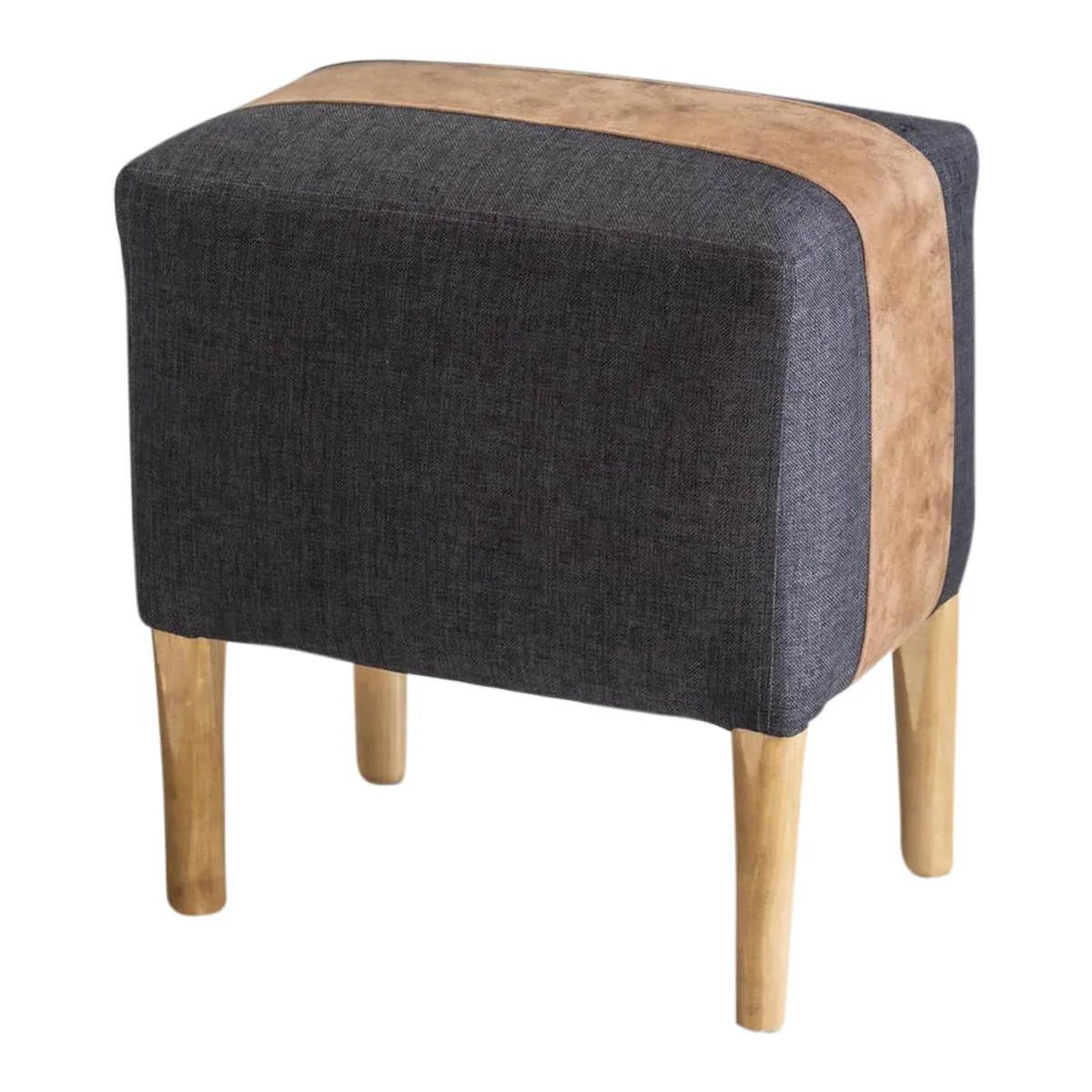 ATMOSPHERA HOME - Pouf Milan pata madera