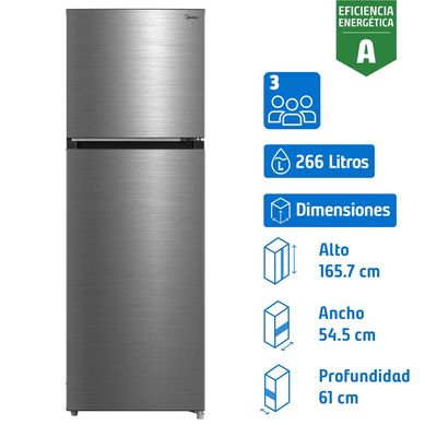 Refrigerador no frost top 266 litros