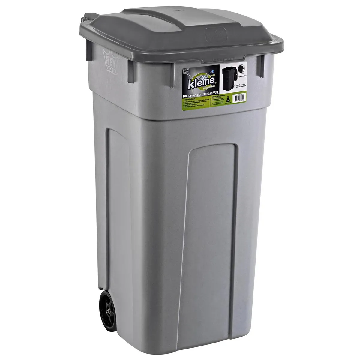 KLEINE WOLKE - Basurero Contenedor Kleine Wolke 93 Litros Gris