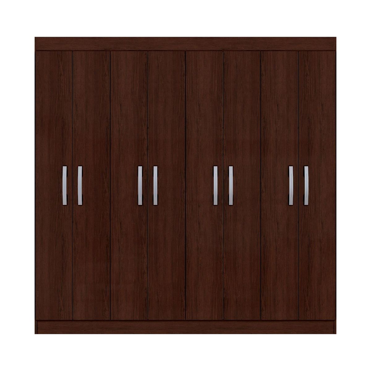 EXIT - Clóset Roma 8 Puerta(s) 6 Repisa(s) 176xx40 cm Caoba