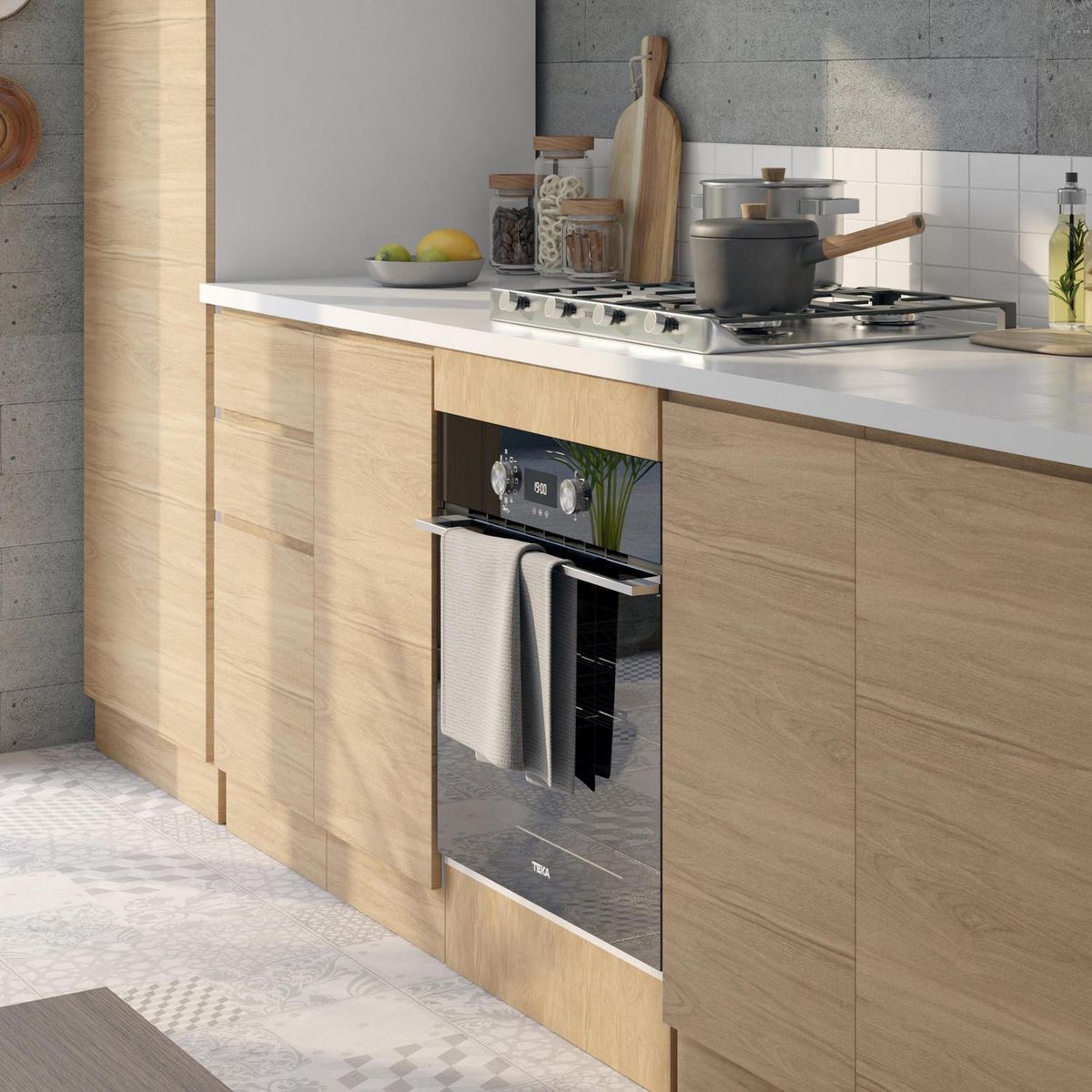 TEKA - Horno Eléctrico Empotrado 71 Litros HLB-8416 - AIRFRY