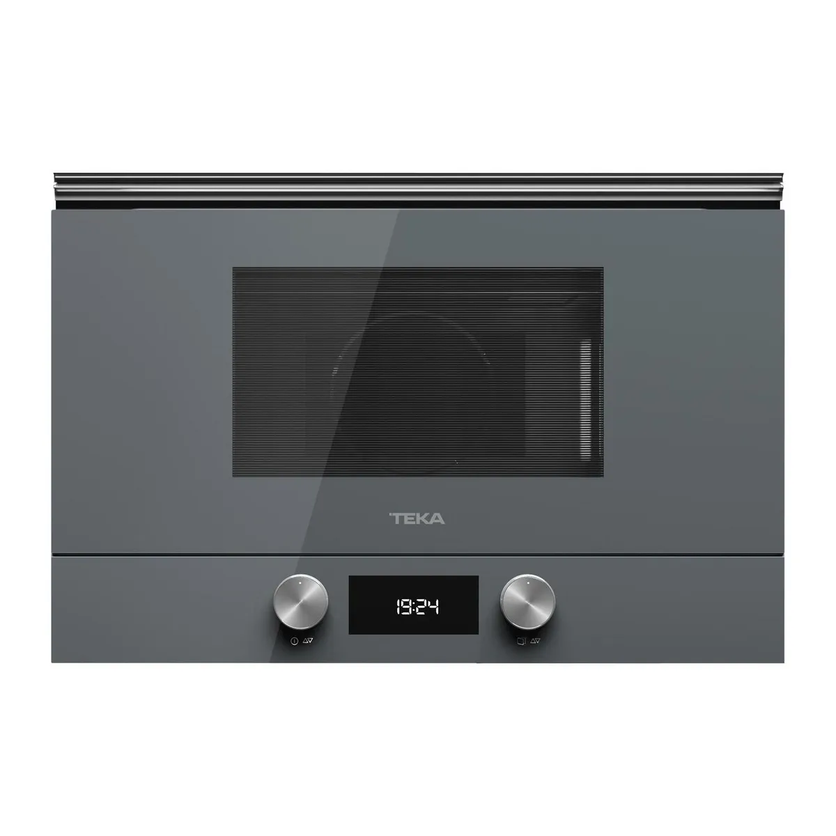 TEKA - Microondas empotrable 22 litros display digital gris piedra