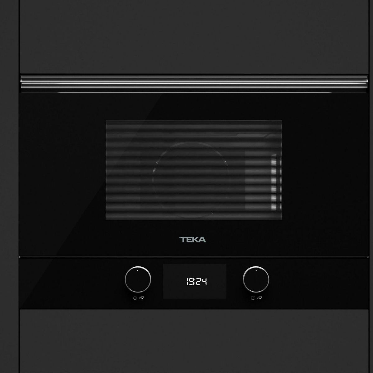 TEKA - Microondas empotrable 22 litros display digital negro