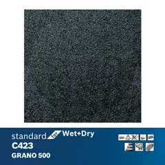 BOSCH - Pack de 25 lijas para piedra grano 500