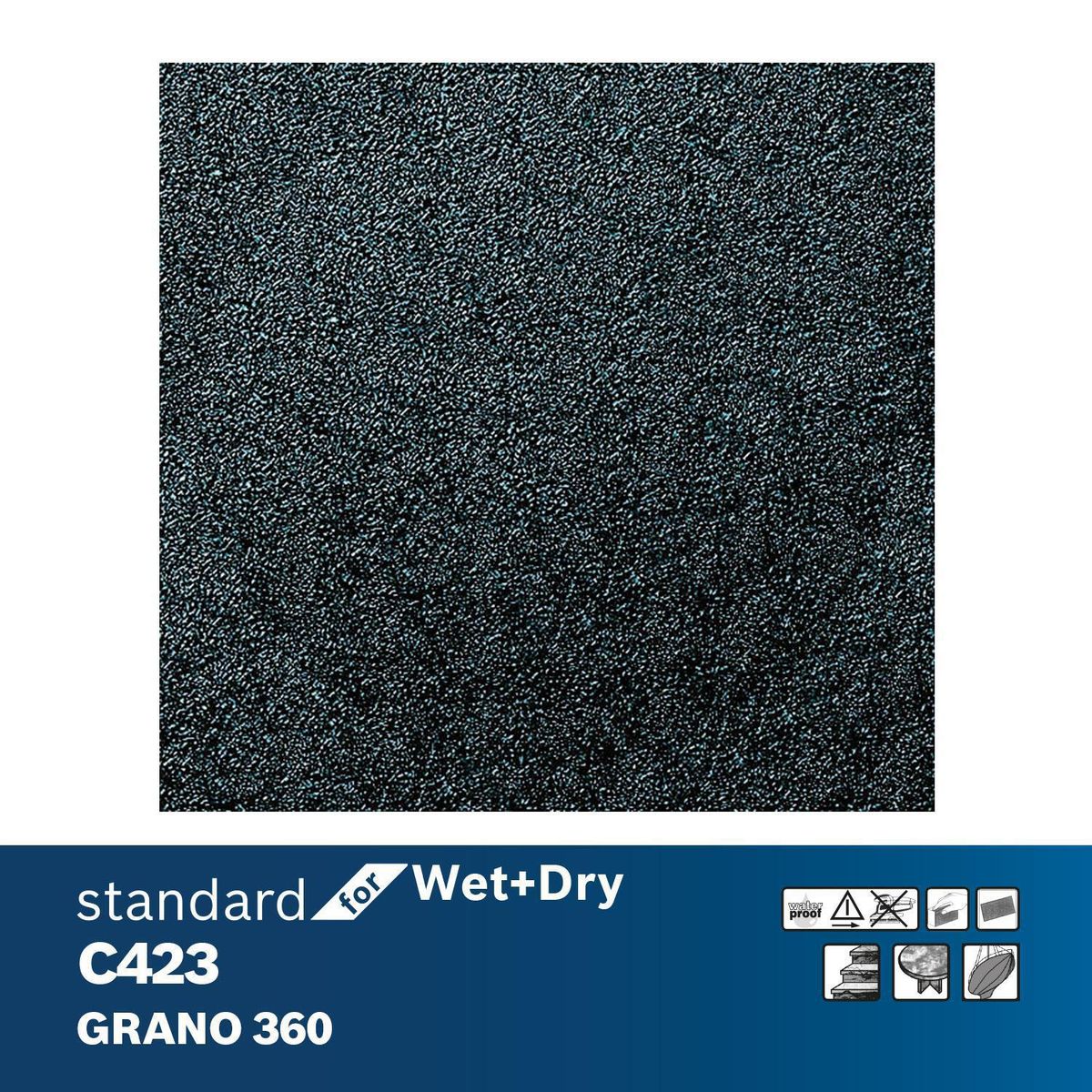 BOSCH - Pack de 25 Lijas Bosch para Piedra Grano 360 23x28 cm