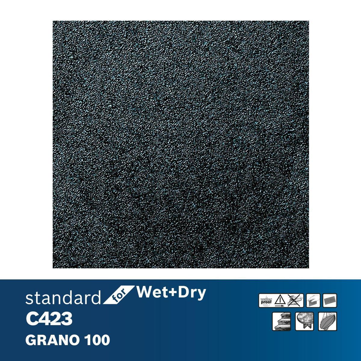 BOSCH - Pack de 25 Lijas Bosch para Piedra Grano 100 23x28 cm