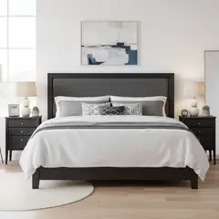 ROSEN - Respaldo King + 2 Veladores Nolita