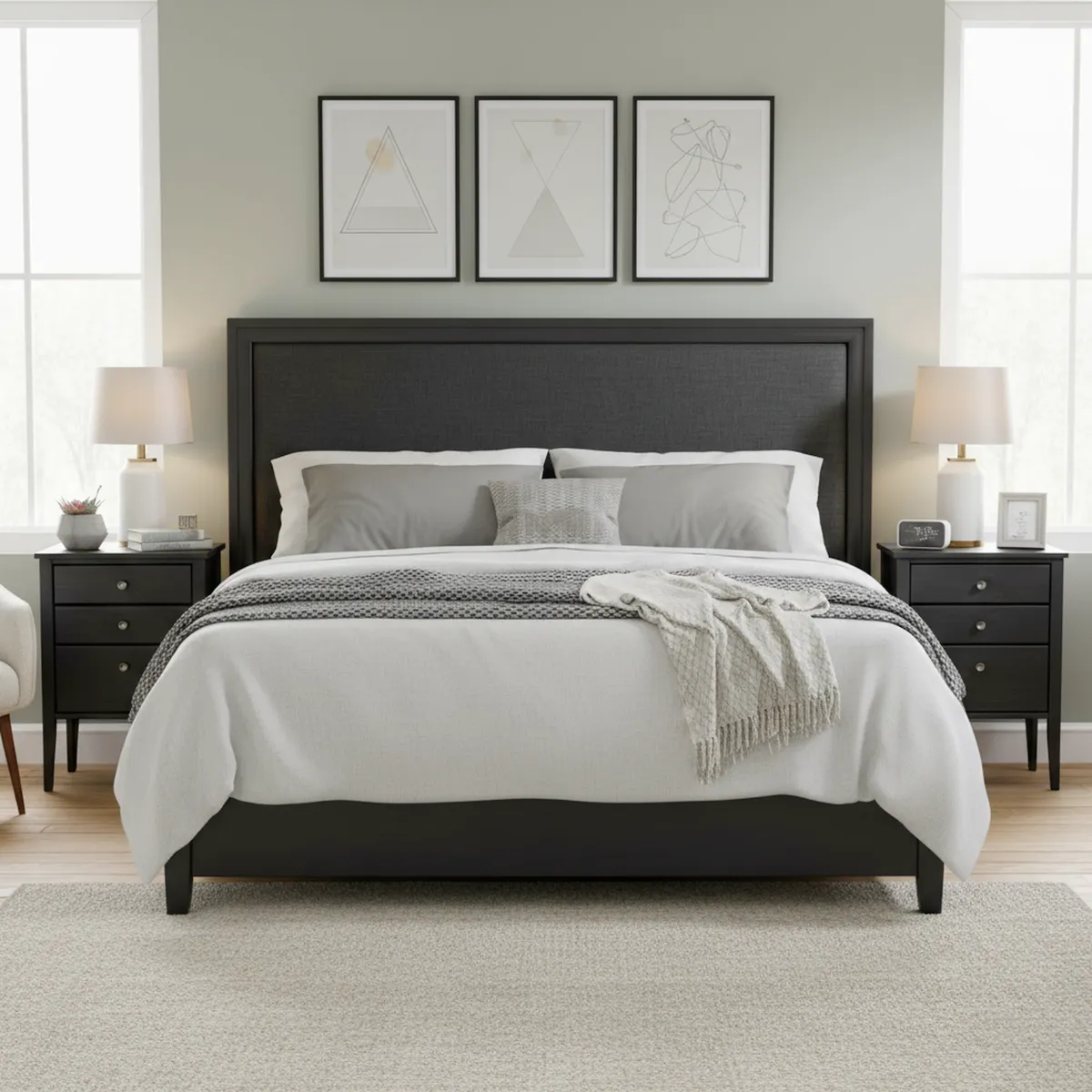 ROSEN - Respaldo 2 Plazas + 2 Veladores Nolita