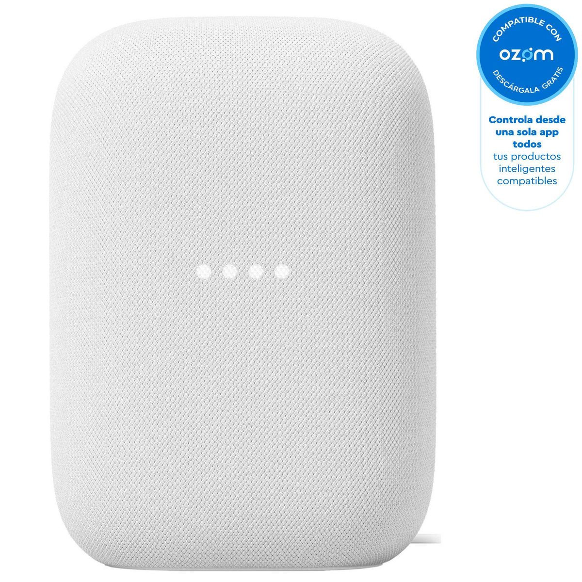 GOOGLE - Parlante Google Nest audio chalk con asistente de voz