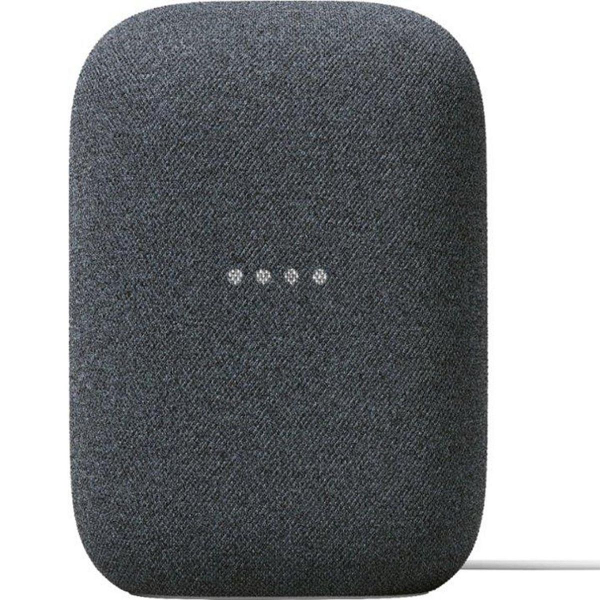 GOOGLE - Parlante Google Nest audio charcoal con asistente de voz