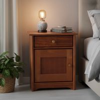 Velador 1 Puerta 1 Cajón(es) Veneto 49x60x37 cm