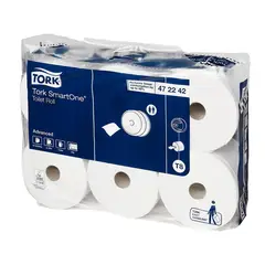 TORK - Papel Higiénico Elevation Smart One Premium Doble hoja 6 Rollos x 207 m