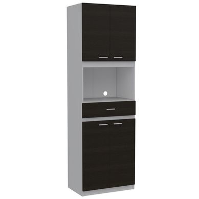 Modulo microondas Bau blanco/wengue