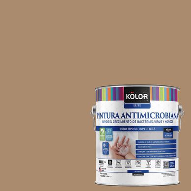 Pintura Antimicrobiana Semibrillante 1 galn(es) Caf Allerona 