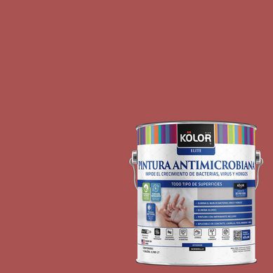 Pintura Antimicrobiana Semibrillante 1 galn(es) Rojo Kajeti 