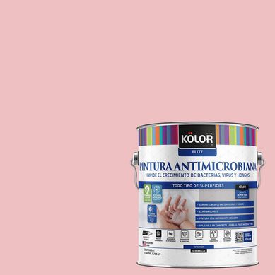 Pintura Antimicrobiana Semibrillante 1 galn(es) Rosado Gorgan 