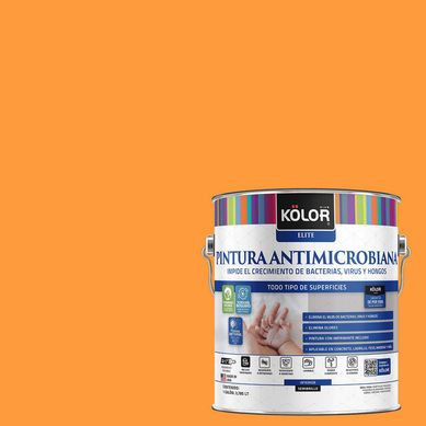 Pintura Antimicrobiana Semibrillante 1 galn(es) Naranjo Kaduna 