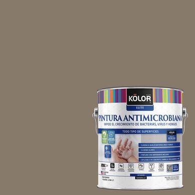 Pintura Antimicrobiana Semibrillante 1 galn(es) Caf Camnodia 