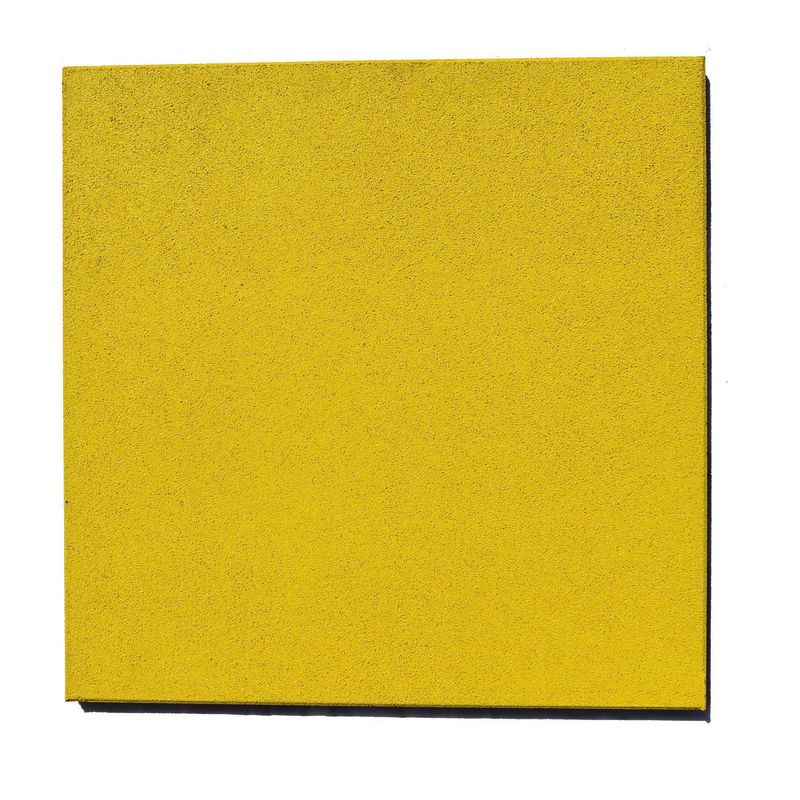 PLAYPLAZA - Palmeta Caucho EPDM 50x50x2.5cm Amarillo