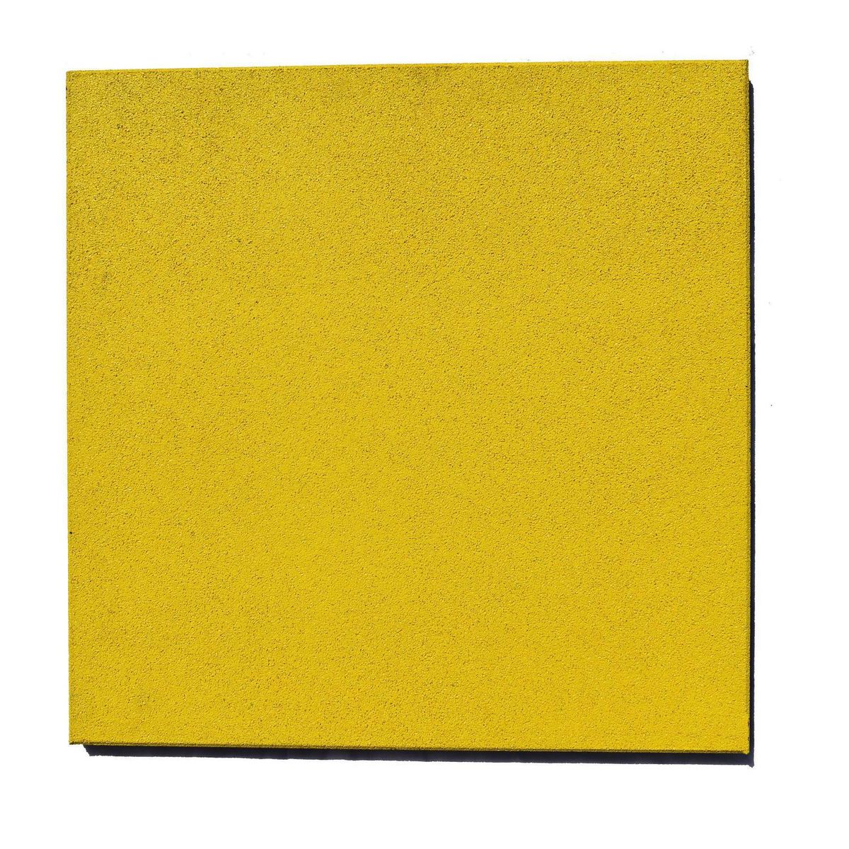 PLAYPLAZA - Palmeta Caucho EPDM 50x50x2.5cm Amarillo