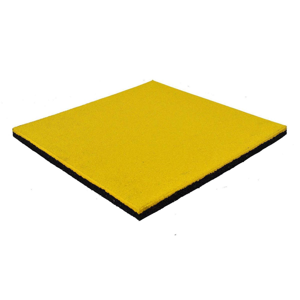 PLAYPLAZA - Palmeta Caucho EPDM 50x50x2.5cm Amarillo