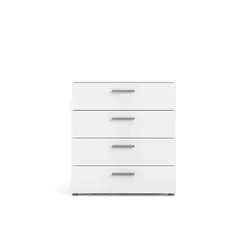 TVILUM - Cómoda 4 Cajón(es) Pepe 80.2x68.1x40.3 cm Blanco