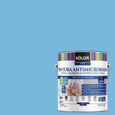 Pintura Antimicrobiana Semibrillante 1 galn(es) Celeste Barrigada 