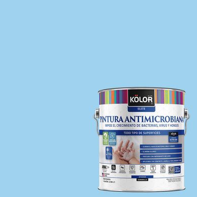 Pintura Antimicrobiana Semibrillante 1 galn(es) Celeste Romblon 