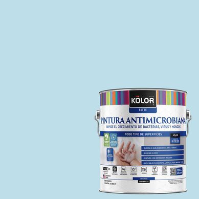 Pintura Antimicrobiana Semibrillante 1 galn(es) Celeste Sagar 
