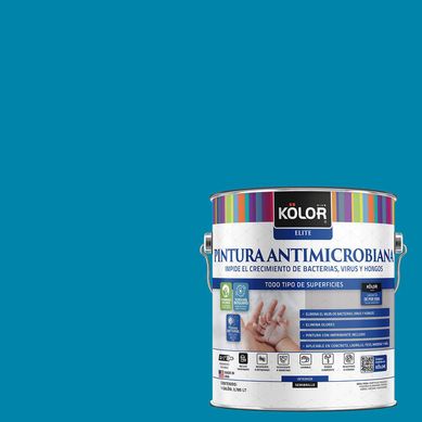 Pintura Antimicrobiana Semibrillante 1 galn(es) Celeste Grosseto 