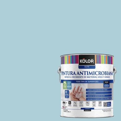 Pintura Antimicrobiana Semibrillante 1 galn(es) Celeste Gorizia 