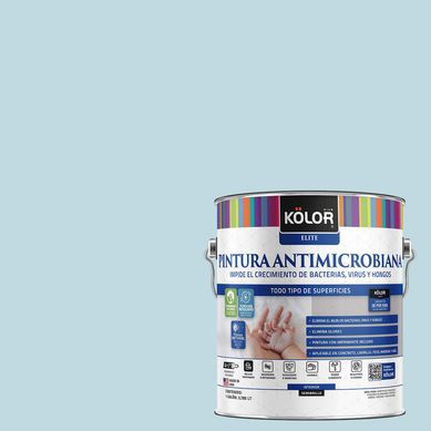Pintura Antimicrobiana Semibrillante 1 galn(es) Celeste Dhule 