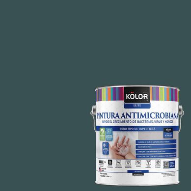 Pintura Antimicrobiana Semibrillante 1 galn(es) Verde Peal 