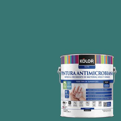 Pintura Antimicrobiana Semibrillante 1 galn(es) Verde Hirakata 