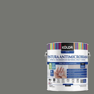 Pintura Antimicrobiana Semibrillante 1 galn(es) Gris Tutong 